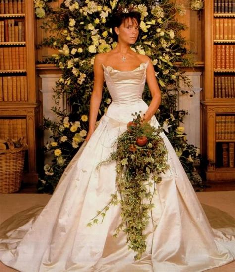 victoria Beckham wedding dress